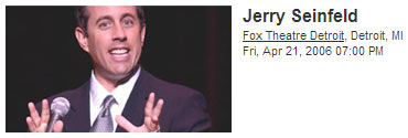 Jerry Seinfeld at the Fox Theatre